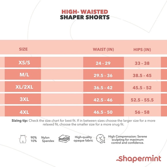 High Waisted Body Shaper Shorts Size XL-XXL - Picture 7 of 7